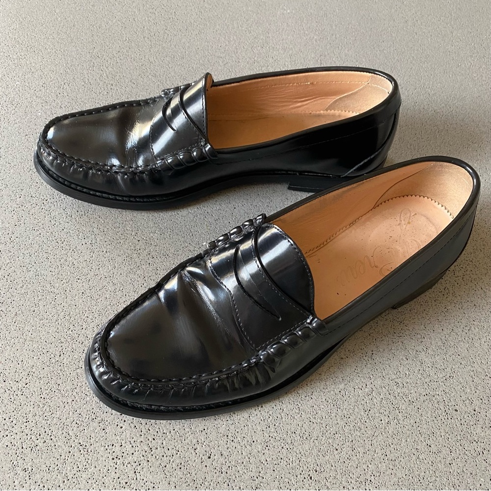 J. Crew Winona Penny Loafer in Spazzolato Leather